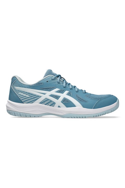 Asics, Pantofi cu logo, pentru fitness Upcourt 6, Alb, Albastru prafuit, 10