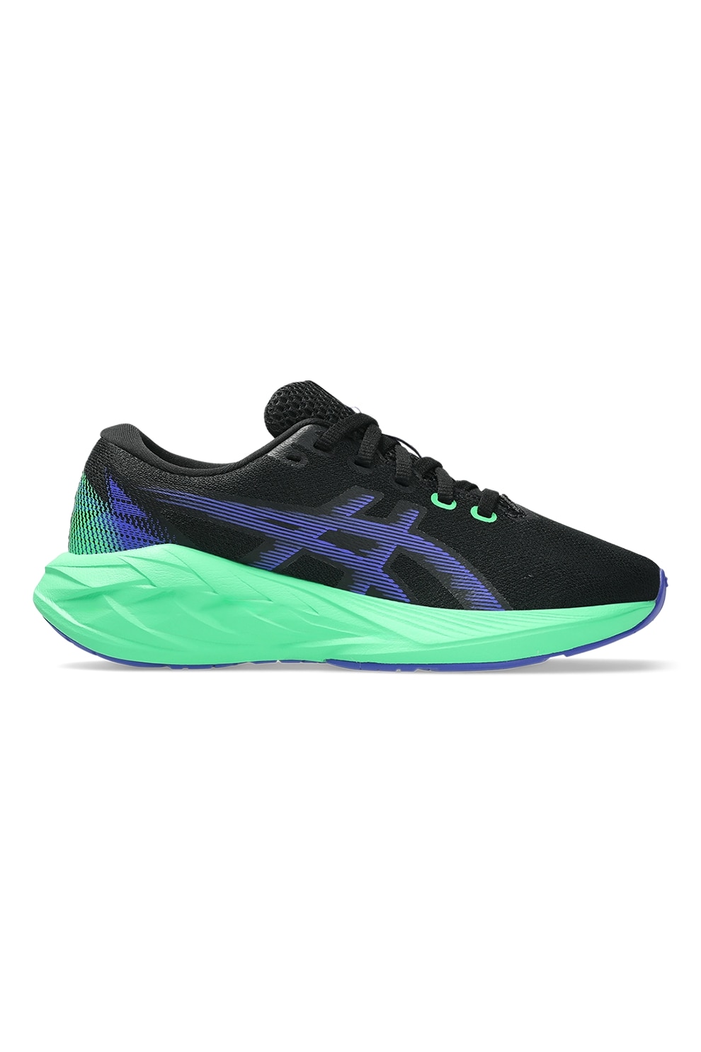 Asics, Pantofi de plasa, pentru alergare NovaBlast 5, Negru, Bleumarin, 35.5 EU