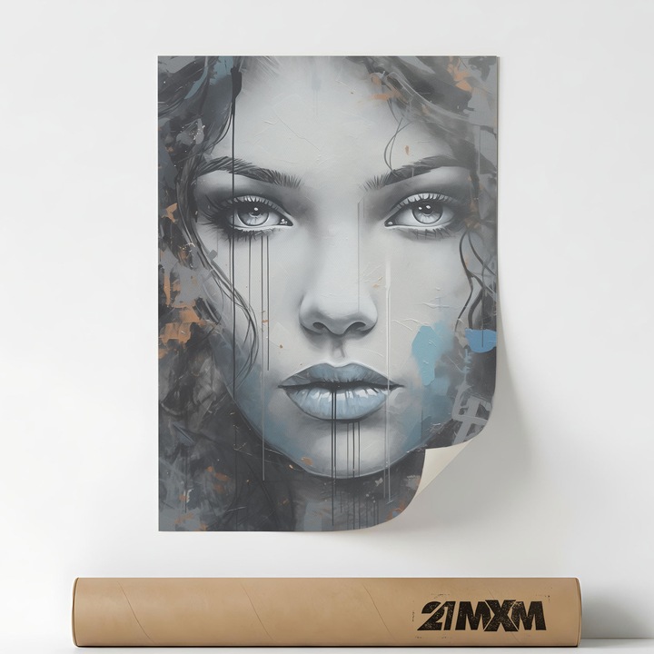 Плакат 'Arta 18' върху матово платно – минималистичен дизайн, A4 (21 x 29.7 см), без рамка