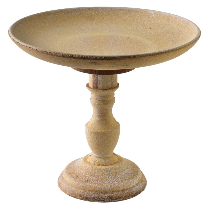 Patera decorativa Mondex 22x19cm, bej, set 2 bucati