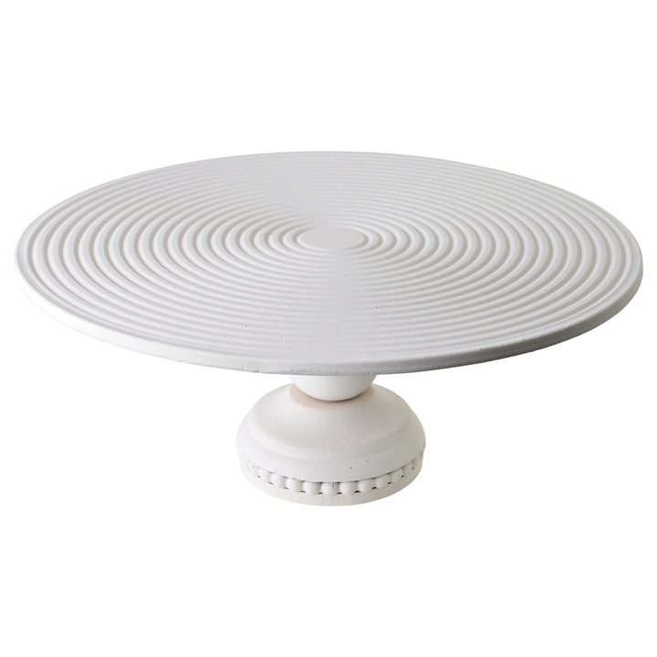 Patera decorativa, Mondex, DAZ, alb, 34x34x14cm