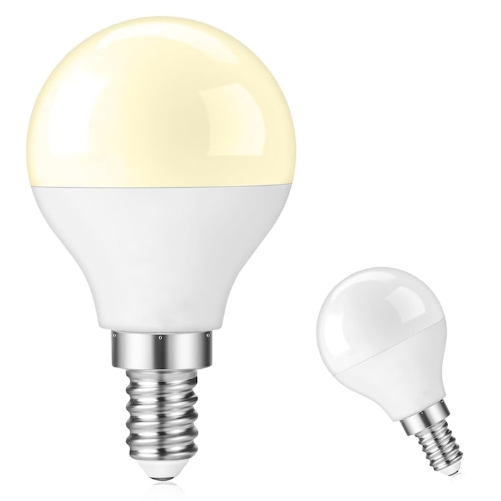 LED крушка Teno E14, сферична форма, 7W, 3000K, 480 lm, 220-240V