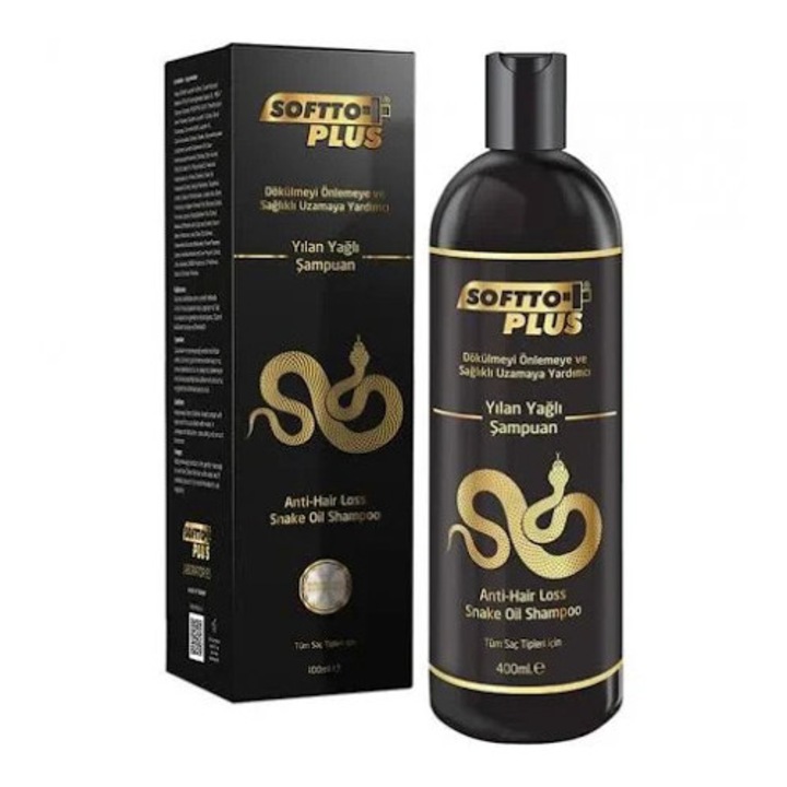 Шампоан със змийско масло Softto Plus – 400 мл