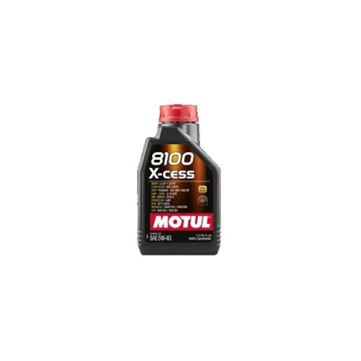 Ulei de motor Motul 8100 X-CESS 5W-40, 1L, full sintetic, sticlă