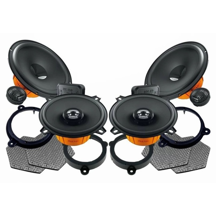 Pachet difuzoare auto Hertz Dieci dedicat Dacia Logan, Sandero, Lodgy (2012 - 2023)