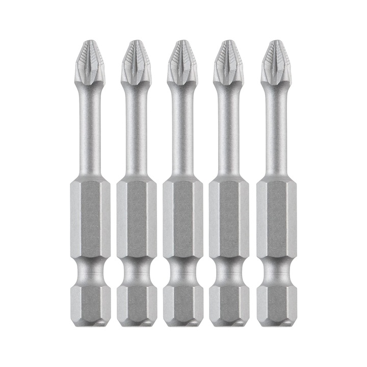 Set 5 biți DeWALT PZ3, 50mm, oțel pentru scule, incluziune rezistentă