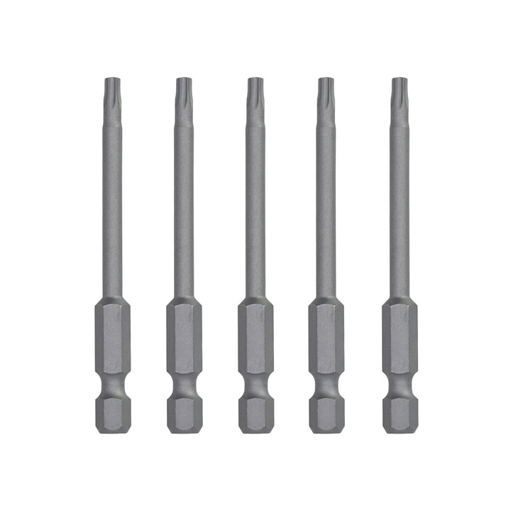 Set 5 biti TORX DeWALT 70mm, otel rezistent, flexibil
