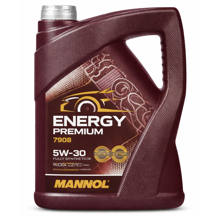 Ulei motor Mannol Energy Premium 5W-30 5L, full sintetic, ACEA C2 C3, BMW LL-04, MB 229.51