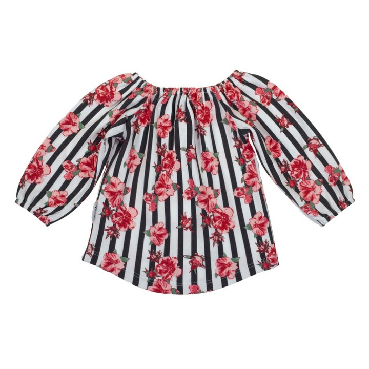 Nicol blúz, hosszú ujjú, fehér, Fehér