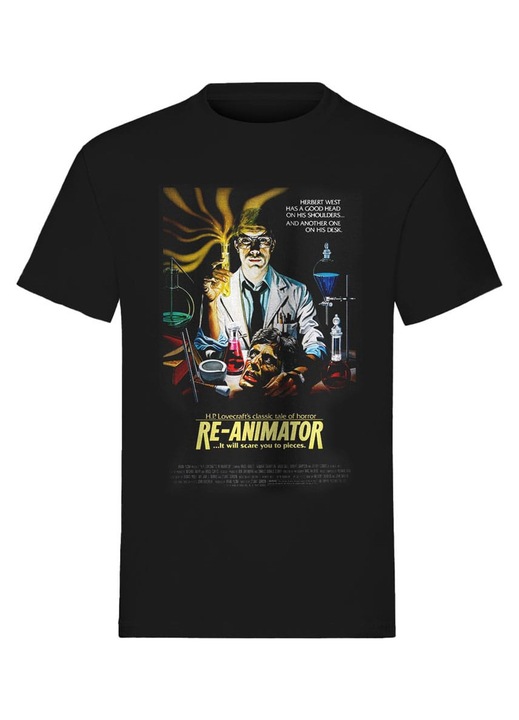 Férfi póló, IndieGo, Creepshow, fekete, M INTL