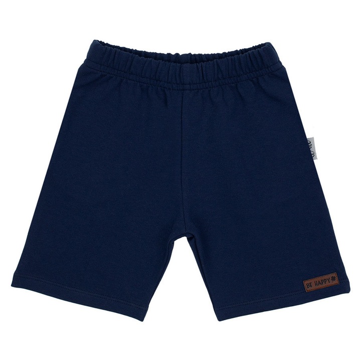 Pantaloni scurti pentru baieti NICOL, gri-verde, bumbac, Bleumarin