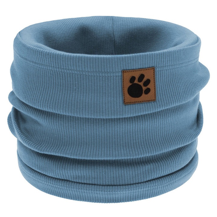 Guler inalt pentru baieti, NICOL, marime medie, bumbac cu elastan, culoare marina