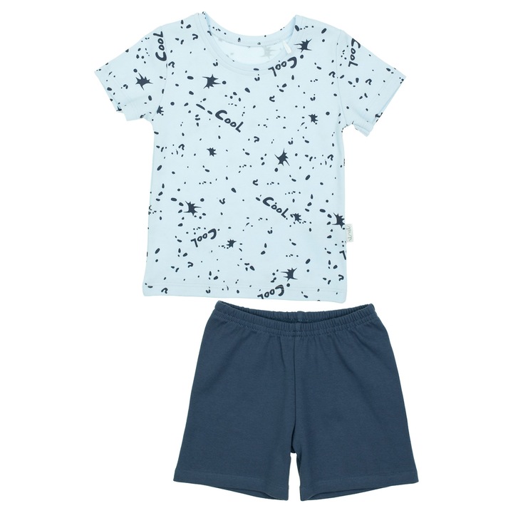 Set băieți pantaloni scurți, NICOL, bleumarin, Bleumarin