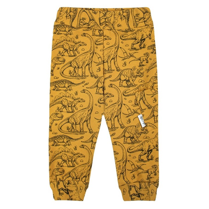 NICOL tréningnadrág, dinoszaurusz, Sárga