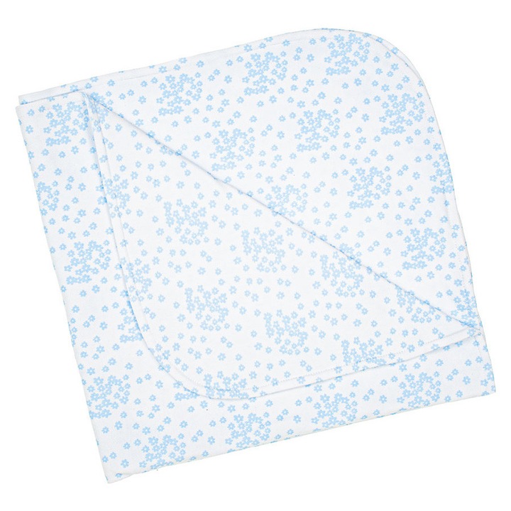 Paturica, NICOL, 74x74cm, kék virágok, Oeko-Tex Standard 100 tanúsítvány