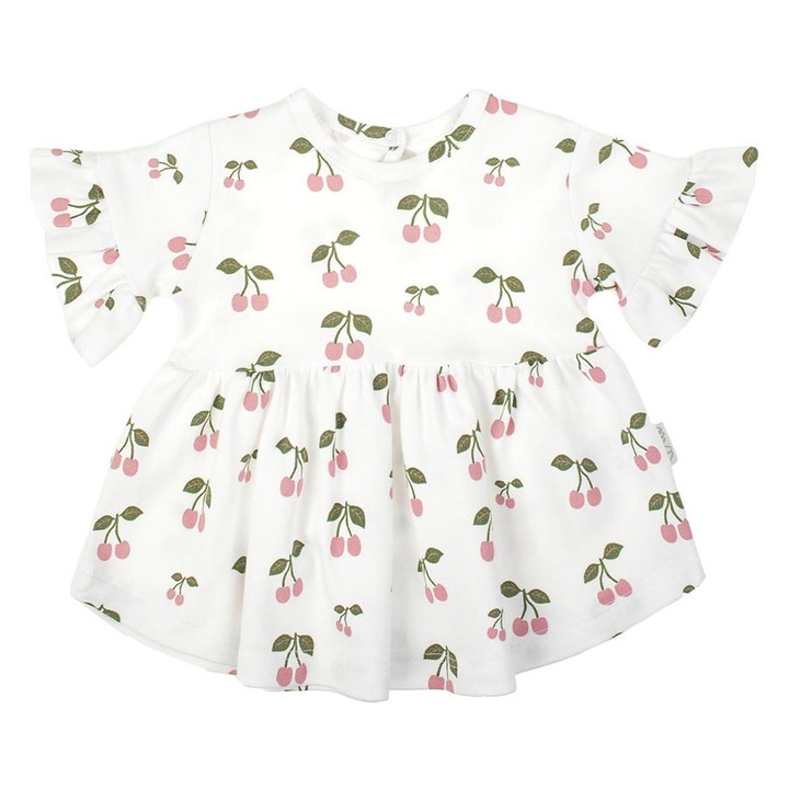 Nicol blúz, cseresznye krém, pamut, fehér, Fehér