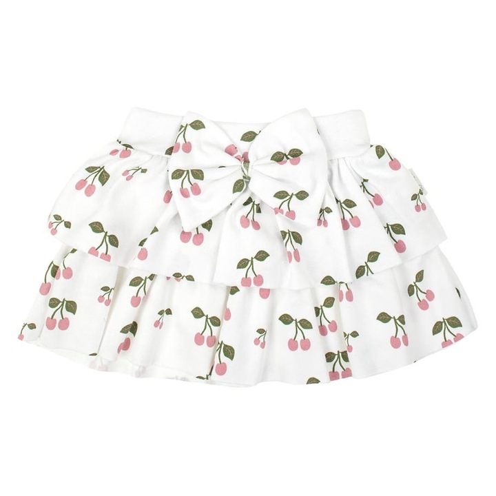 Fustă Nicol, alb, Alb