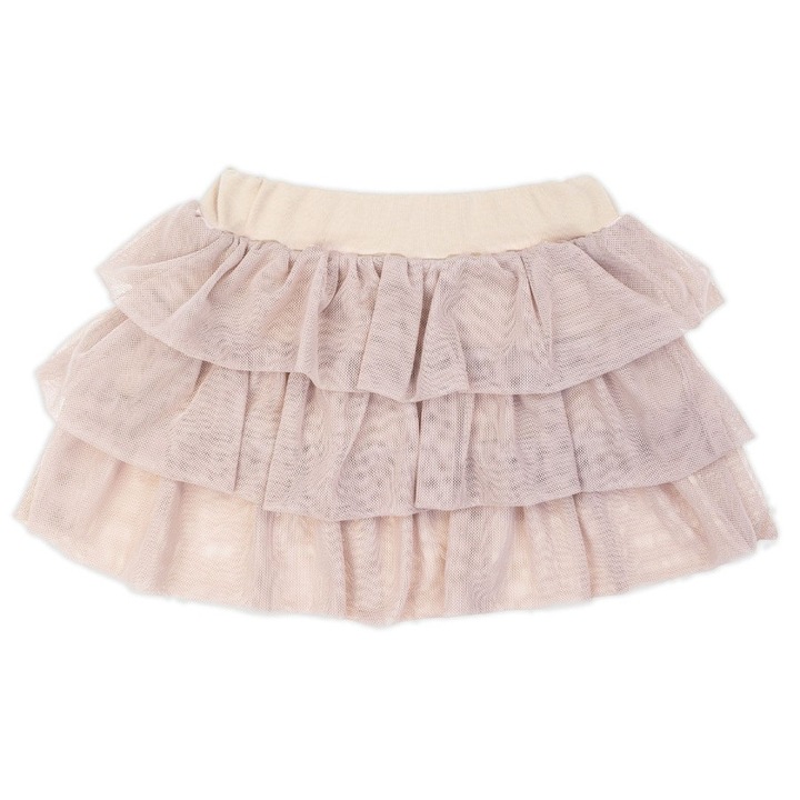 NICOL, volane din tul, bej, Bej