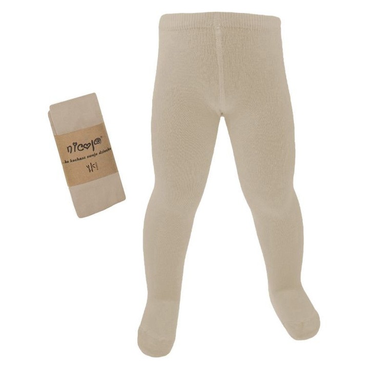 Dresuri bebelusi, Nicol, bej, confortabile, bambus