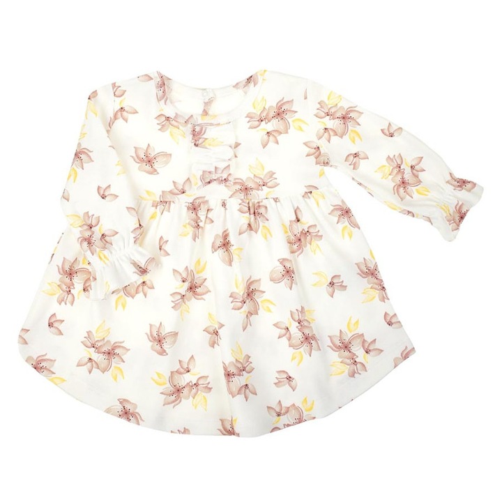 Lányka ruha, NICOL, Flowers, Fehér