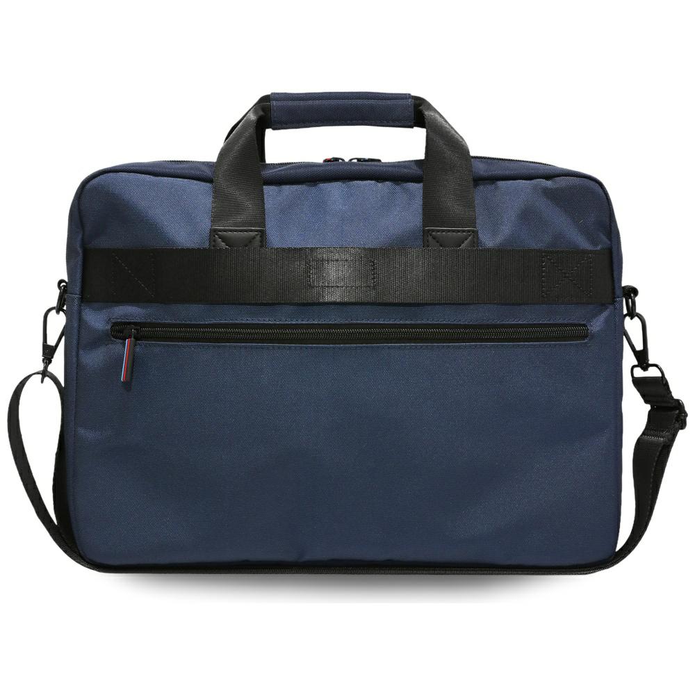 Geanta laptop BMW Nylom Pockets&Metal Logo 16", granat, 3666339540272