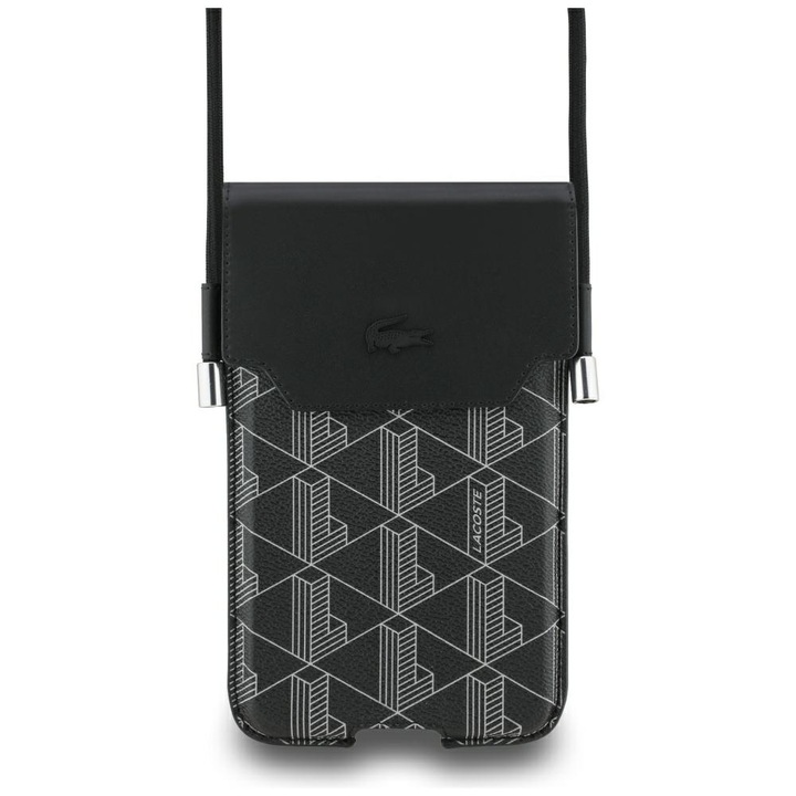 Geanta barbati Lacoste The Blend XL, neagra