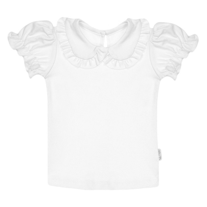 NICOL blúz, rövid ujjú, fehér, Fehér