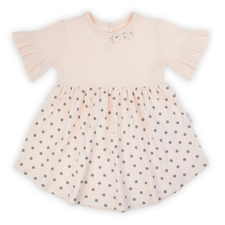 Nicol ruha, lazacrózsaszín minta, Lazacszín