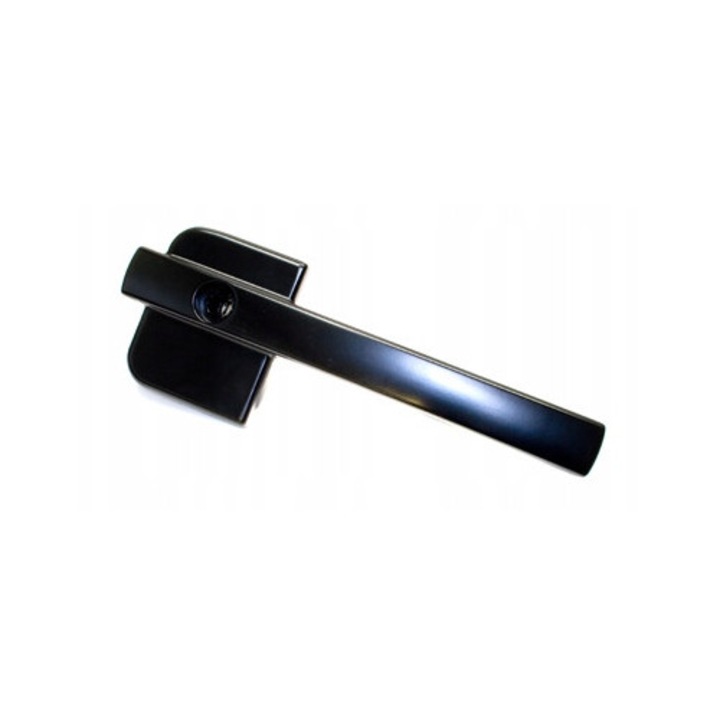 Külső bal ajtókilincs, Zychar, DAF 95XF, 245mm hosszúság, Fekete, Kemény műanyag és fém, teherautó fülke hozzáféréshez, közvetlen csere, ergonomikus kialakítás, robusztus szerkezet