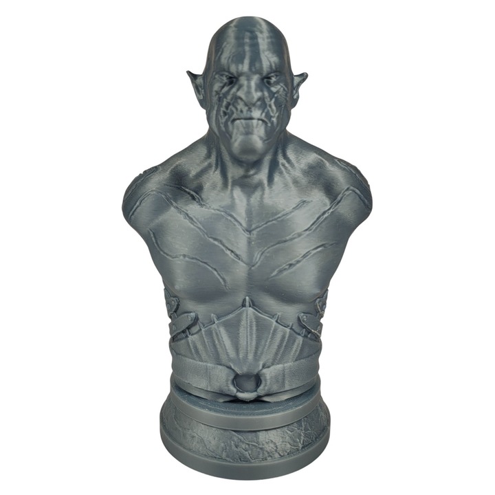 Бюст 3d Азог Осквернителят Властелинът на пръстените 15 см