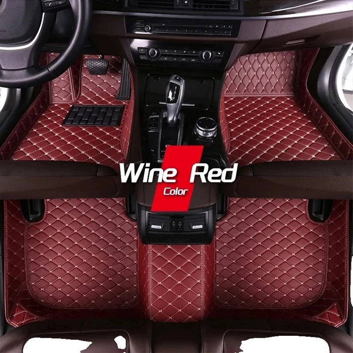 Covorase auto, 3 piese, design anti-murdarie, pentru Opel Grandland X 2017-2022, multicolor