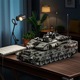 3D Építőkészlet Leopard 2A7 Harckocsi, Bedee, 1009 darab, Szürke, 34x16x11.5cm