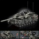 3D Építőkészlet Leopard 2A7 Harckocsi, Bedee, 1009 darab, Szürke, 34x16x11.5cm