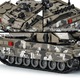 3D Építőkészlet Leopard 2A7 Harckocsi, Bedee, 1009 darab, Szürke, 34x16x11.5cm