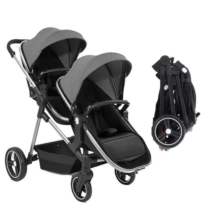 Marsupiu multifunctional, design usor, gri inchis, 15x25kg