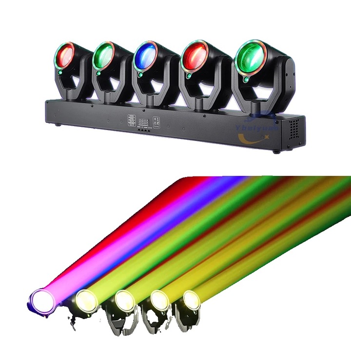 Lumina mobila, control DMX, fascicule RGBW, 5kg, priza EU