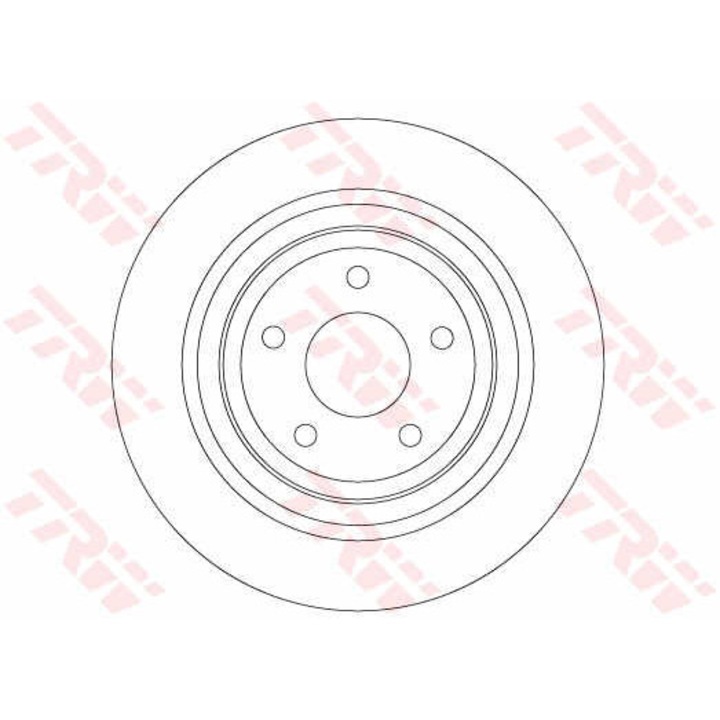 TRW DF6872 féktárcsa
