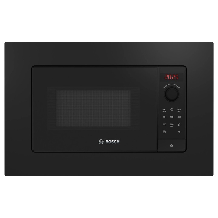 Cuptor cu microunde incorporat Bosch BFL623MB4, 800W, 20L, negru