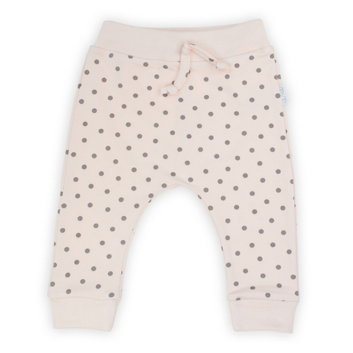 Pantaloni de trening NICOL, imprimeu de somon, Roz somon