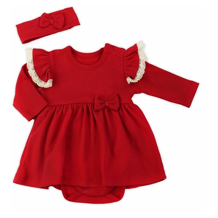 Set rochie-corp Nicol, Rosu