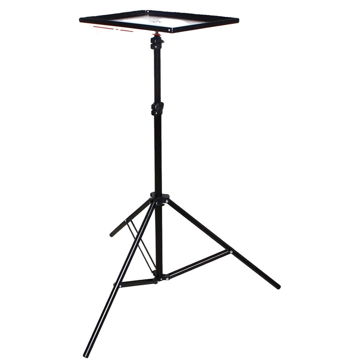 Stativ, inaltime ajustabila, design usor, negru, 69x190cm, capacitate maxima 5kg