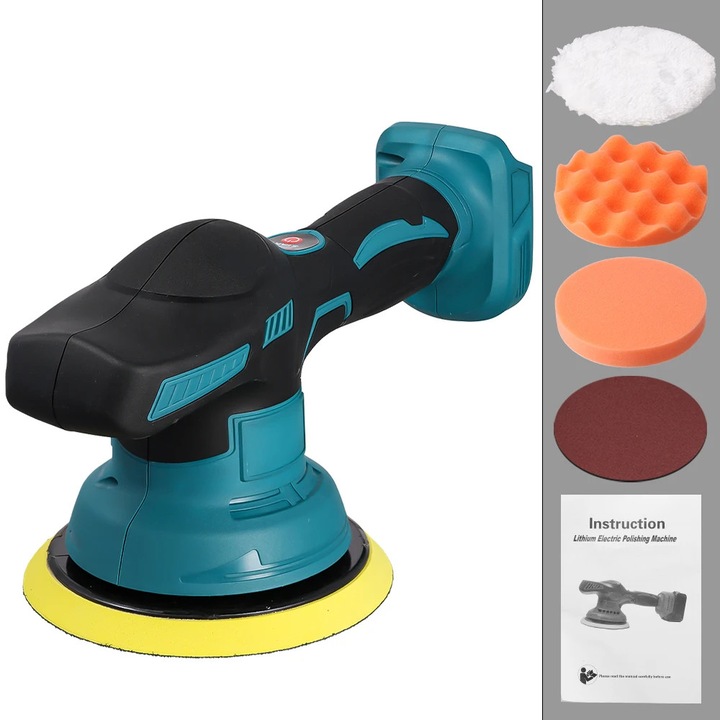 Машина за полиране на автомобили, многоцветна, 8 скорости