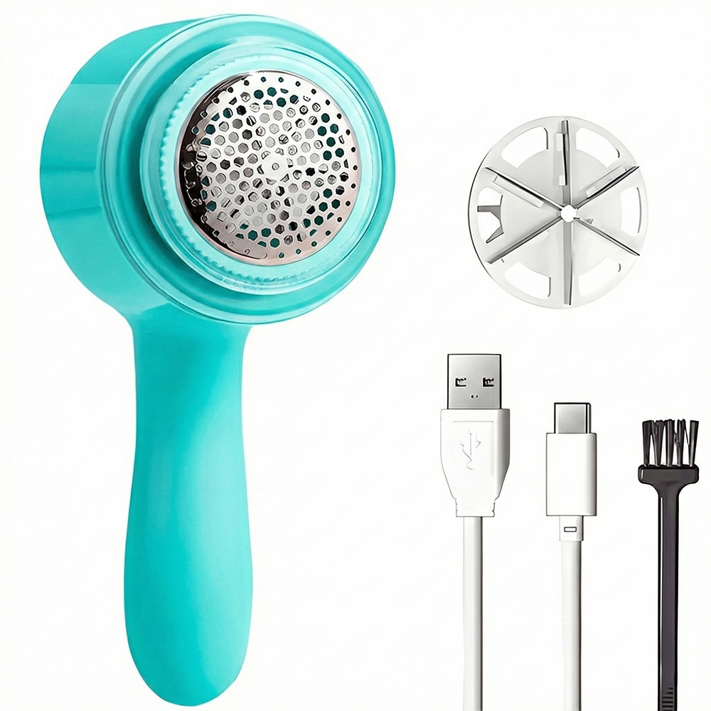Aparat electric de curățat scame Teno, putere ridicată, ergonomic, turcoaz