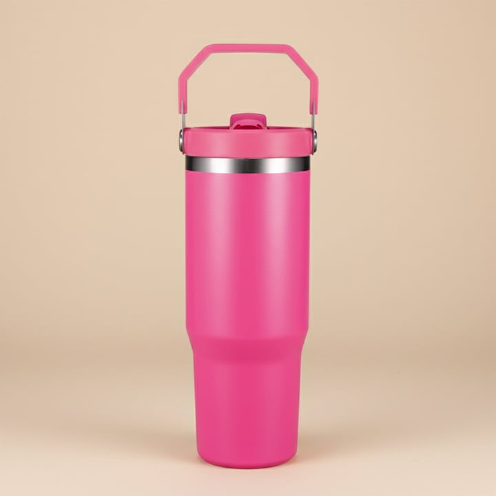 Спортна бутилка за вода Destello, 900мЛ, неръждаема стомана, термоизолирана, червена