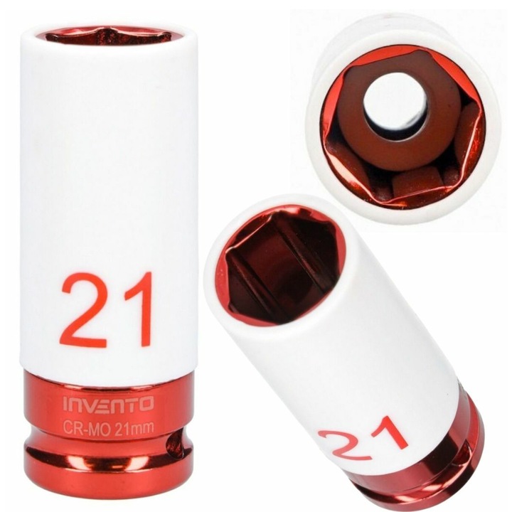 Вложка, Invento, със защита за алуминиеви джанти, 21 мм, 1/2"