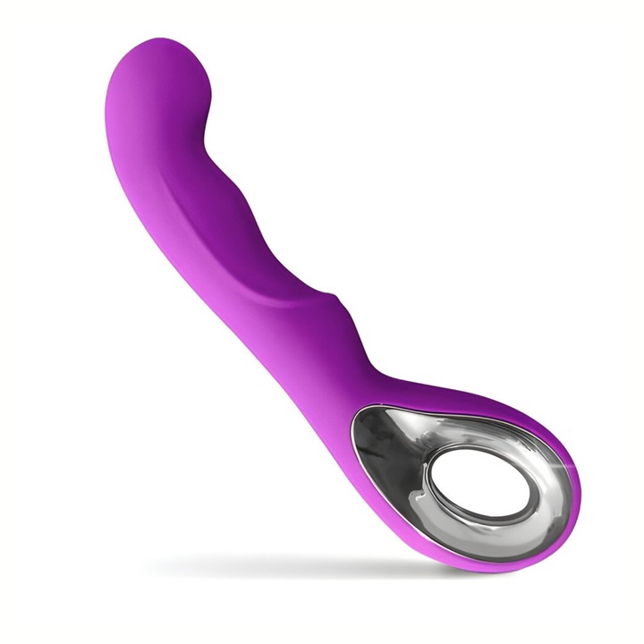 Мултифункционален вибратор Cribeau, 10 режима на вибрация, стимулатор за клитор и G-точка, ергономичен дизайн, презареждащ се