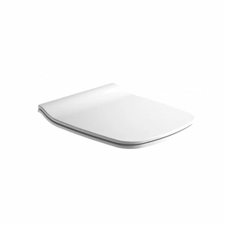 Тоалетна чиния Gala Street Square, бяла, керамична, тънка