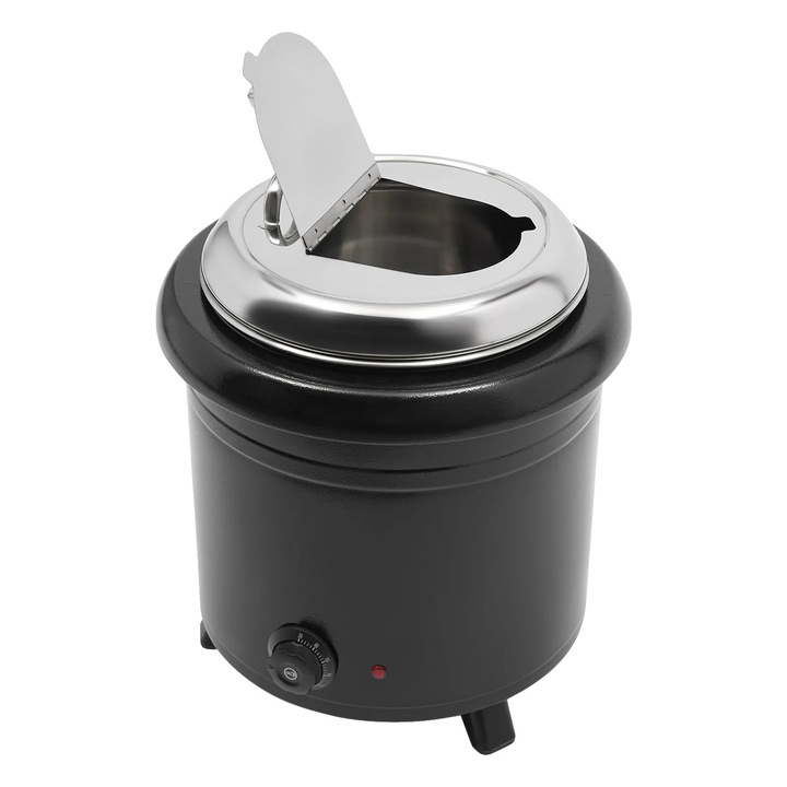 Гастронорм нагревател, вместимост 12.3 литра, чугунена конструкция, черен, 36.5x44см