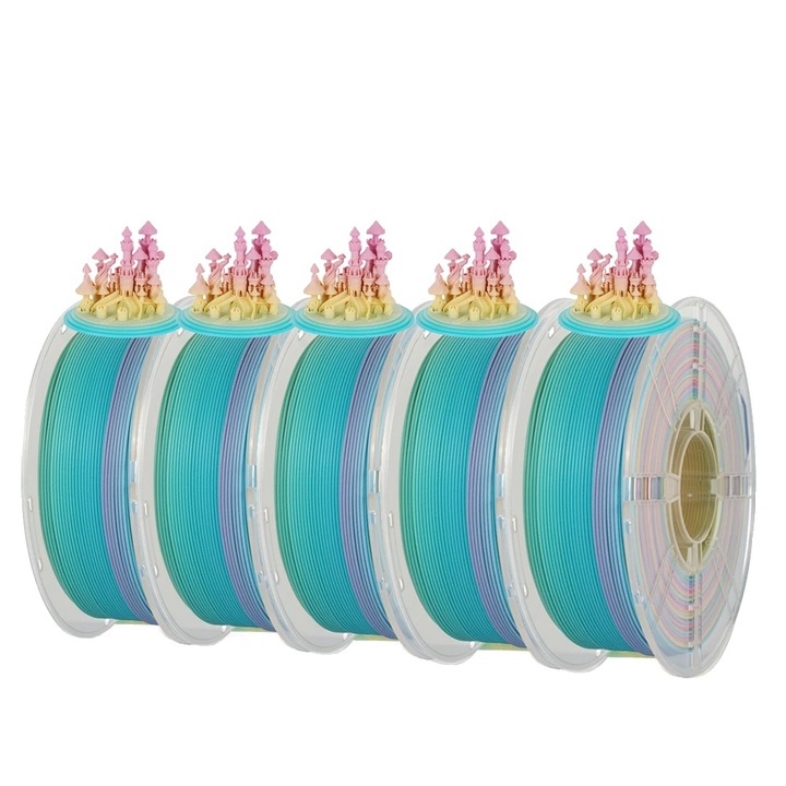 Filament 3D, 1.75mm, 5kg, Multicolor Matte Rainbow