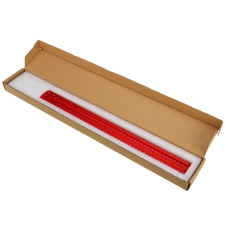 Ruler de marcare pentru lemn, lungime ajustabila 300x760mm, design ergonomic, 600mm